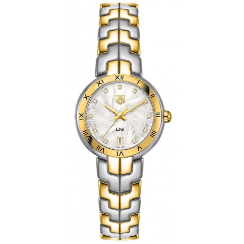 Tag Heuer Link Diamond Two-Tone Women's Watch WAT1350-BB0957 Tag Heuer Link Diamond Two-Tone Women's Watch WAT1350-BB0957